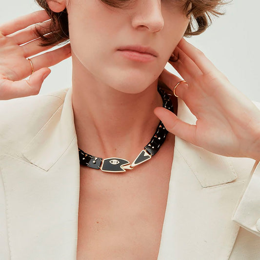 Buffalo Horn Mandacaru Lenda Necklace